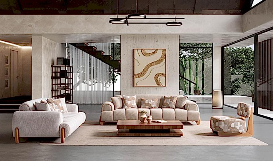 Madrid Koltuk takımı 3+3+1 Madrid Koltuk takımı 3+3+1